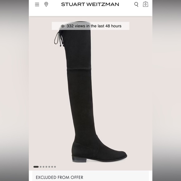Stuart Weitzman suede knee high boots - Picture 3 of 6